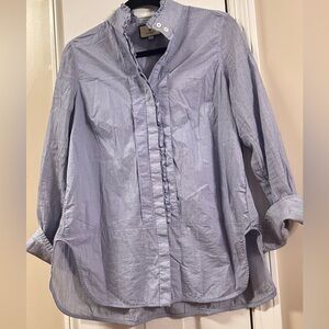 Tuckernuck Blue Button-Up Blouse M pit to pit 21 (mix 5)